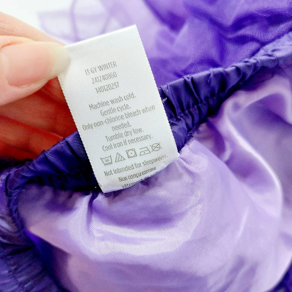 Purple Fairy Tutu 2T Gymboree Handkerchief‎ Hem Tiana Princess
